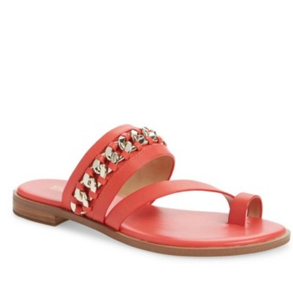MICHAEL Michael Kors Shoes - 🆕 NIB 🍒 Bergen Curb Chain Slide Sandals